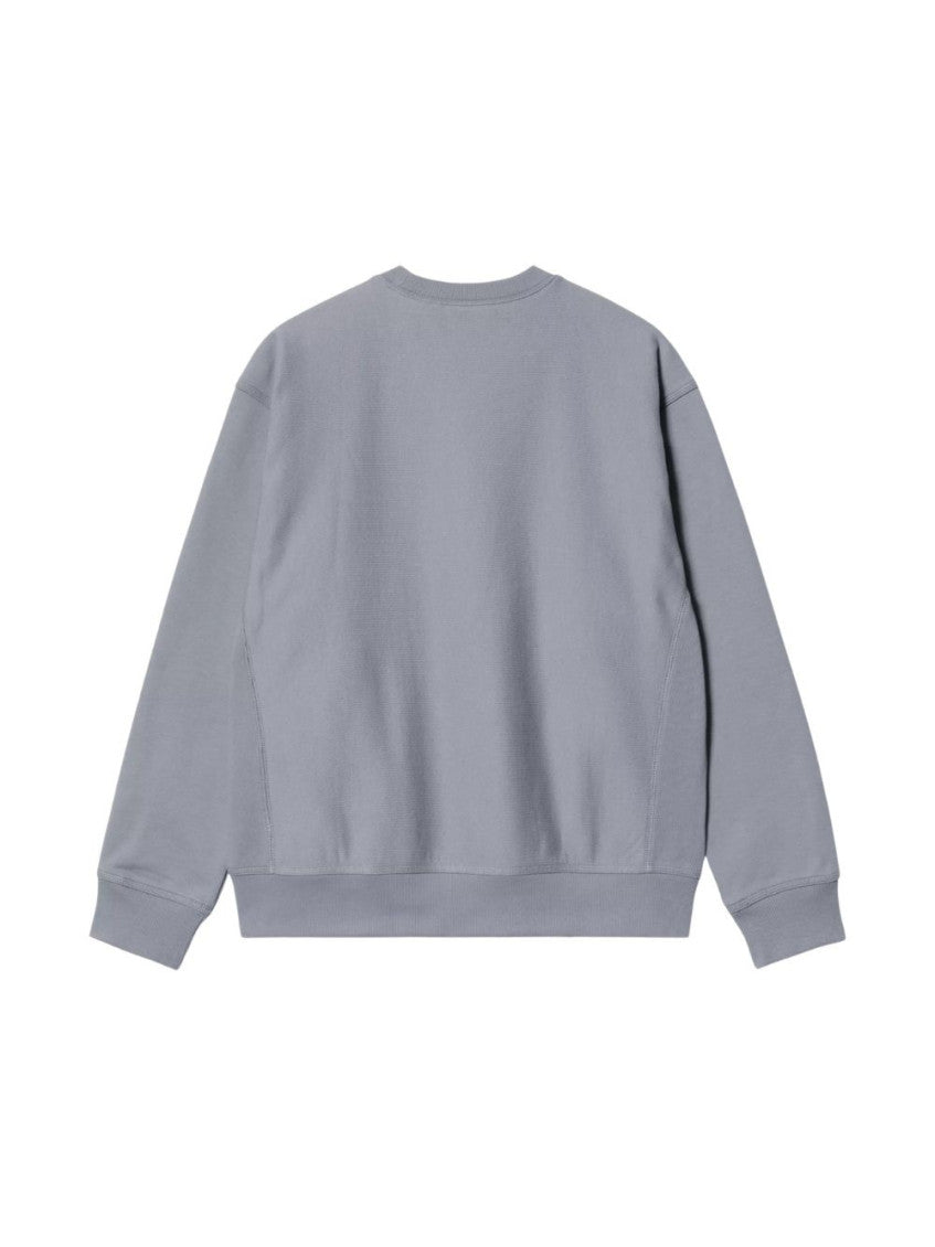 Blue Crew Neck Sweatshirt 3
