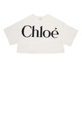 Girls White Logo T-Shirt 1
