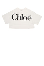Girls White Logo T-Shirt 1