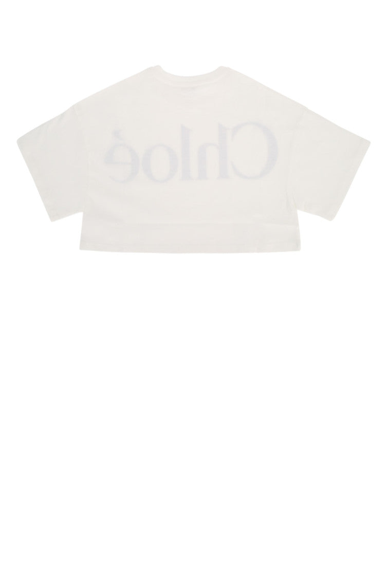 Girls White Logo T-Shirt 2