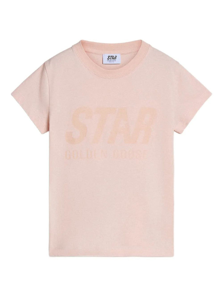 Girls Light Pink Logo T-Shirt 1