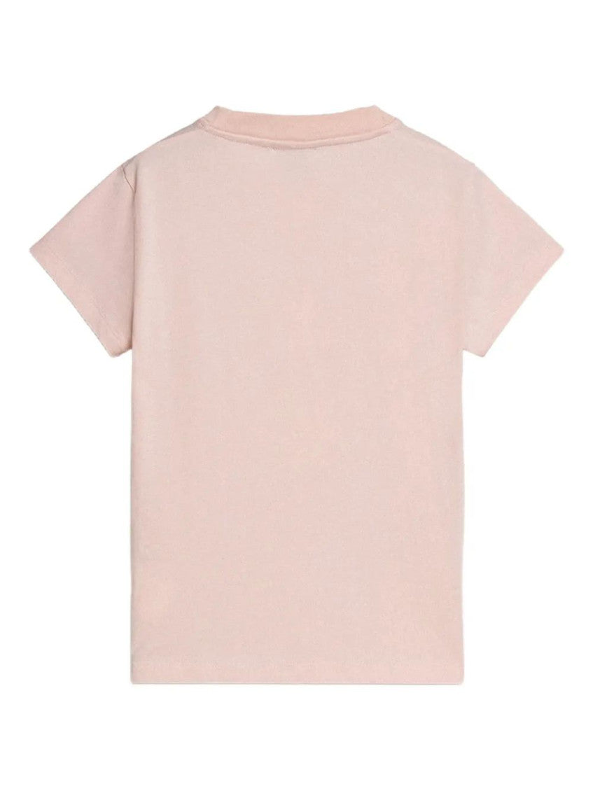 Girls Light Pink Logo T-Shirt 2