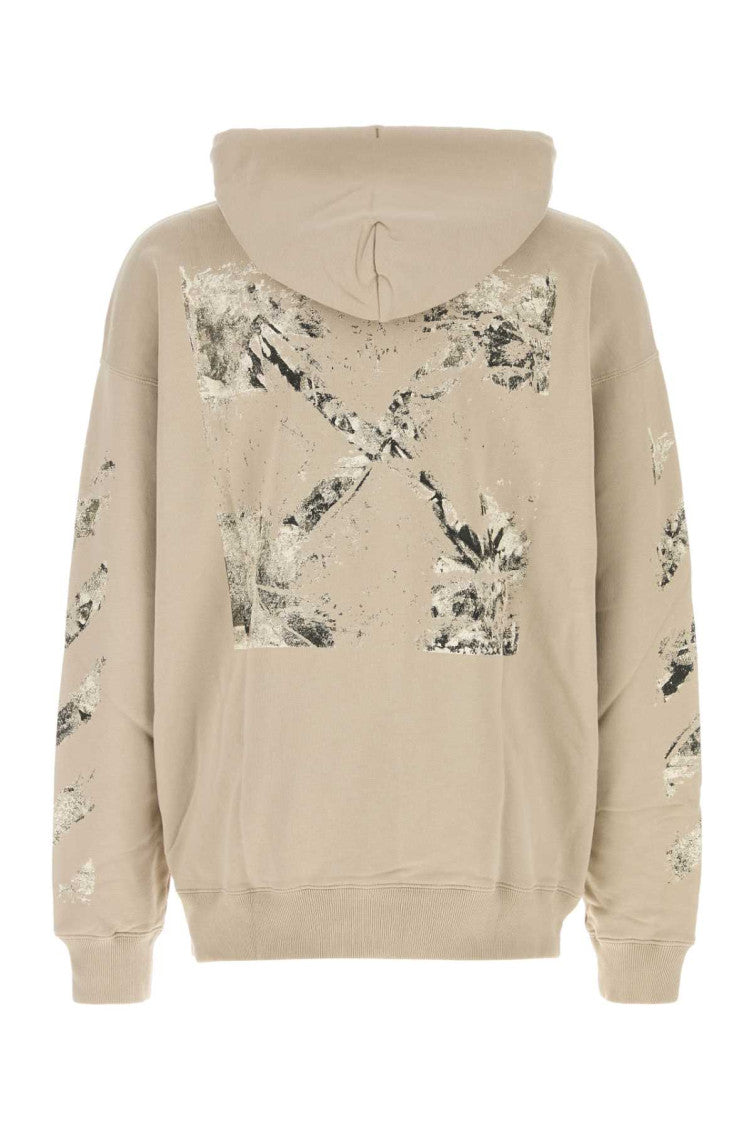 Light Beige Graphic Hoodie 2