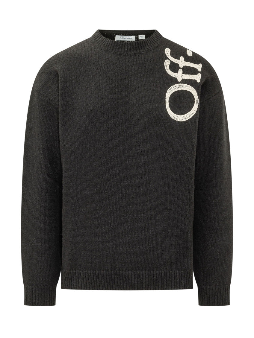 Black Crew Neck Sweater 1