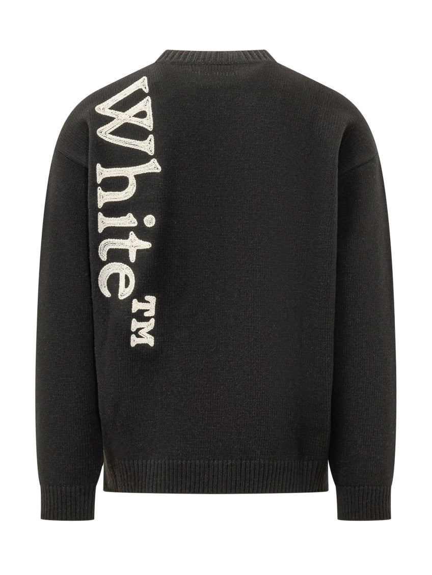 Black Crew Neck Sweater 2
