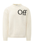 Off White Crew Neck Sweater 1
