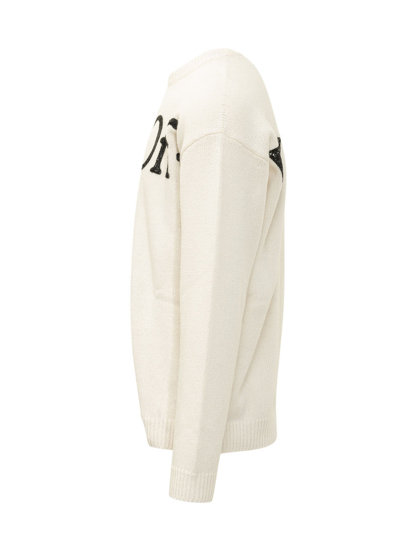 Off White Crew Neck Sweater 3