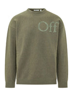 Olive Crew Neck Sweater 1