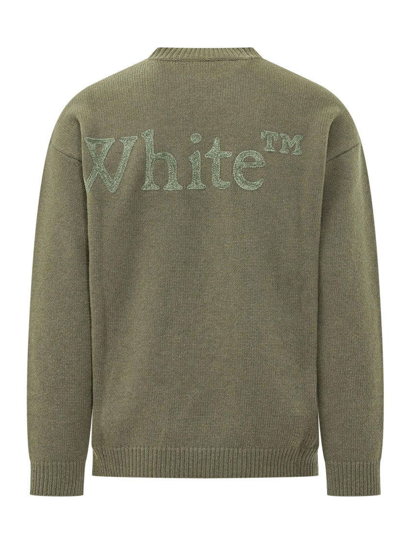 Olive Crew Neck Sweater 2