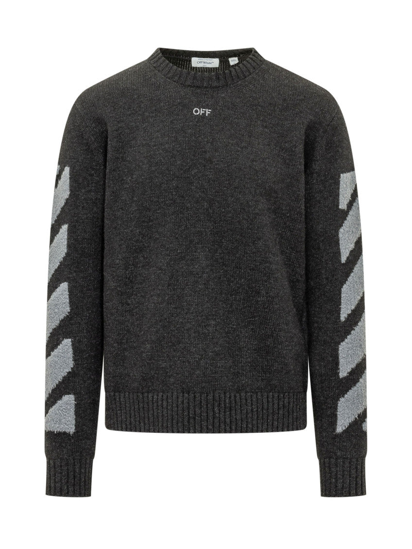 Dark Grey Knitted Sweater 1
