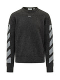 Dark Grey Knitted Sweater 1