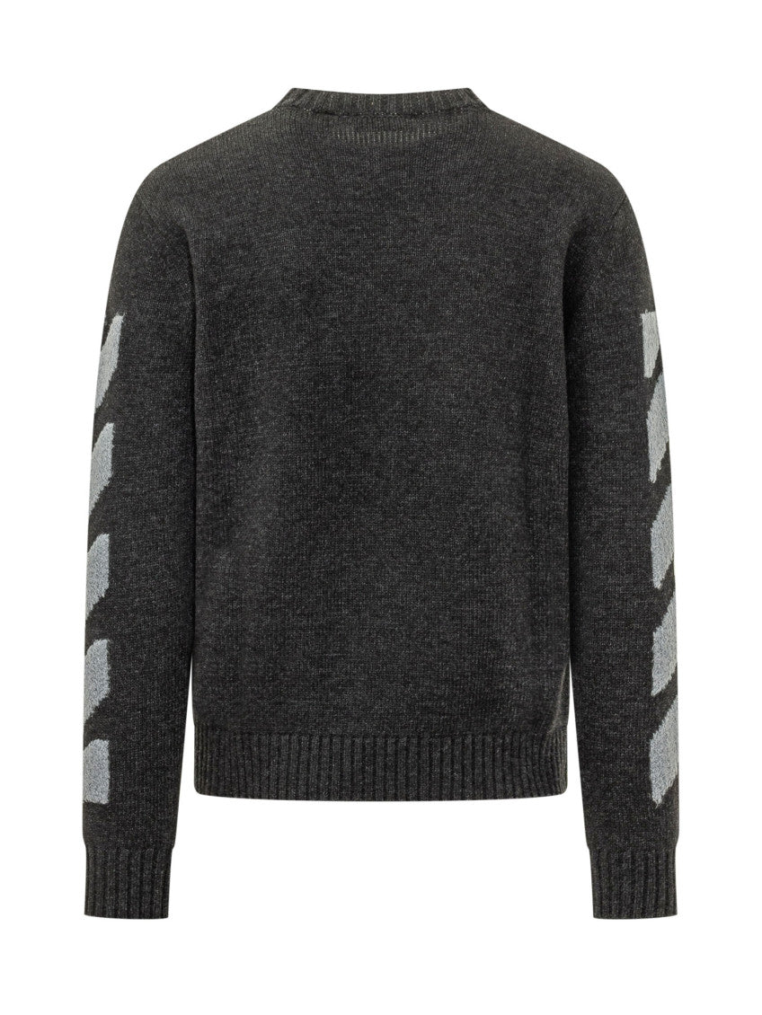 Dark Grey Knitted Sweater 2
