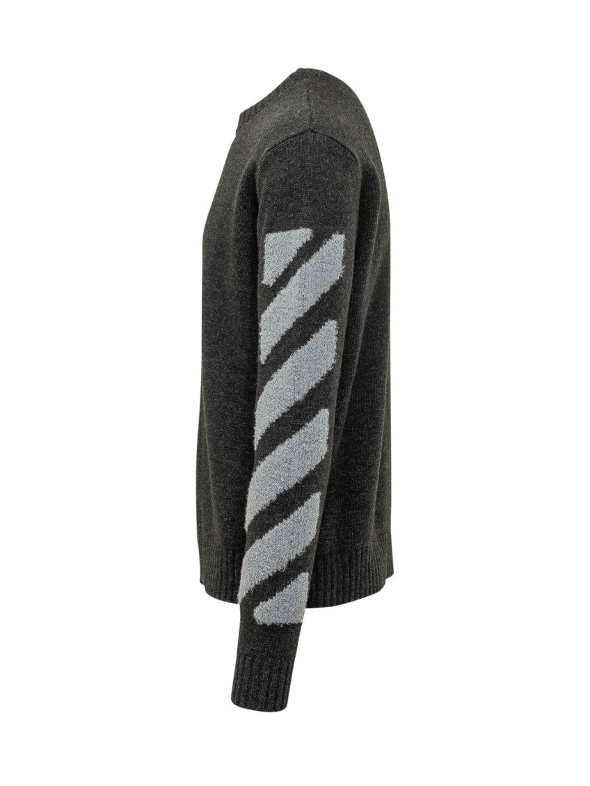 Dark Grey Knitted Sweater 3