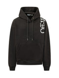 Black Logo Relaxed Hoodie 1