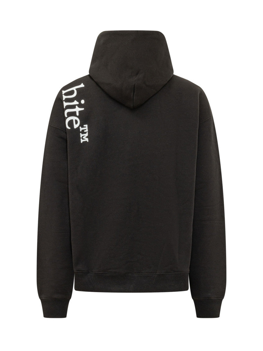 Black Logo Relaxed Hoodie 2