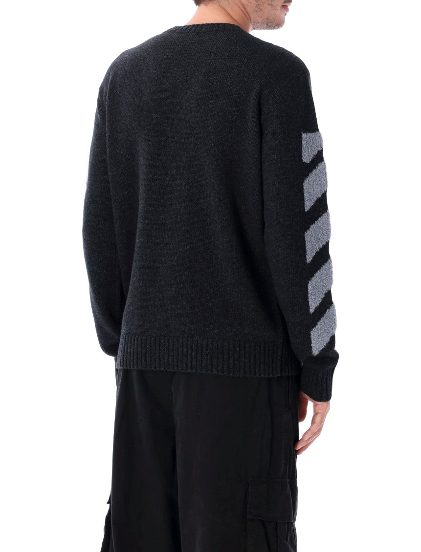 Dark Grey Stripes Sweater 2