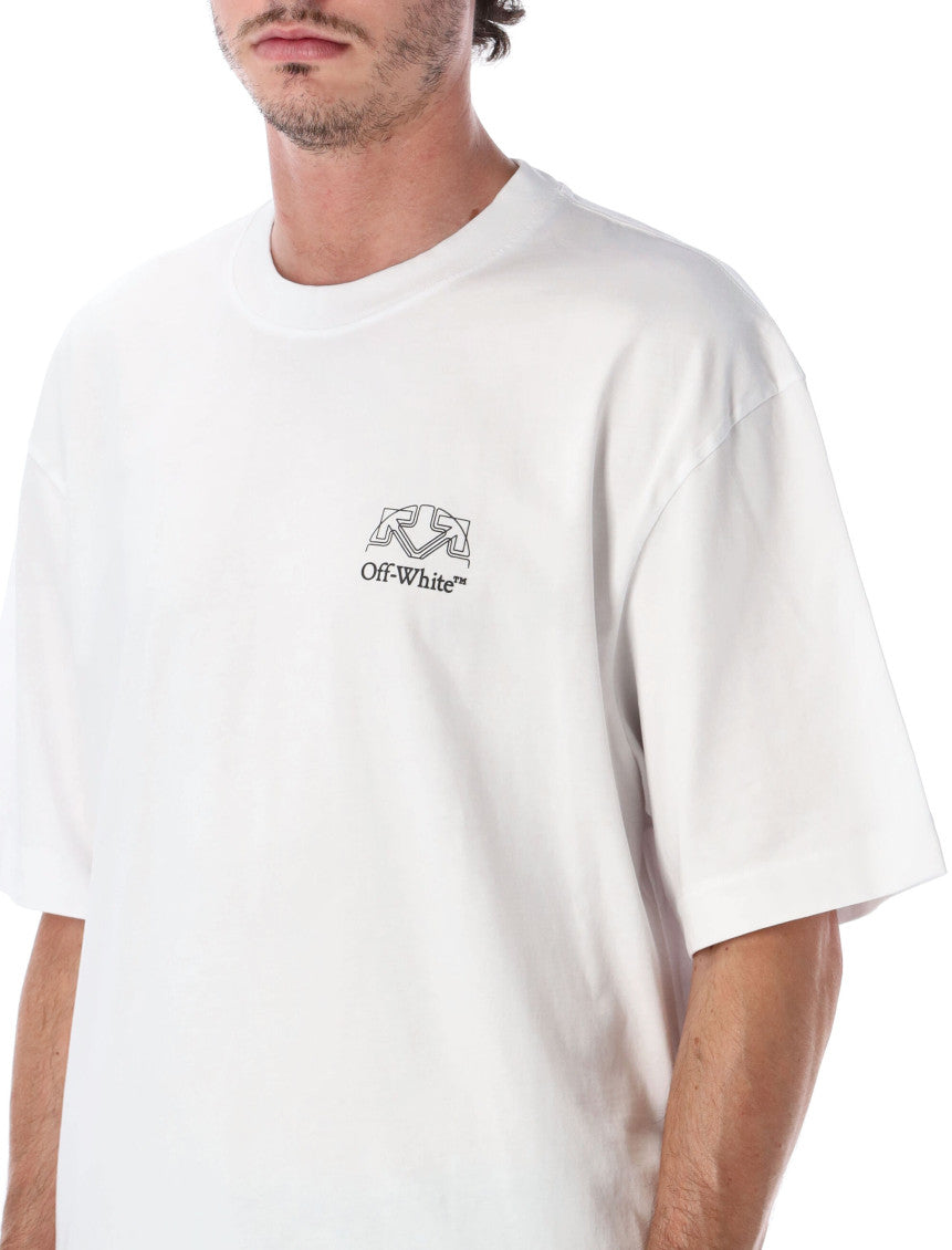 White Crew Neck T-Shirt 3