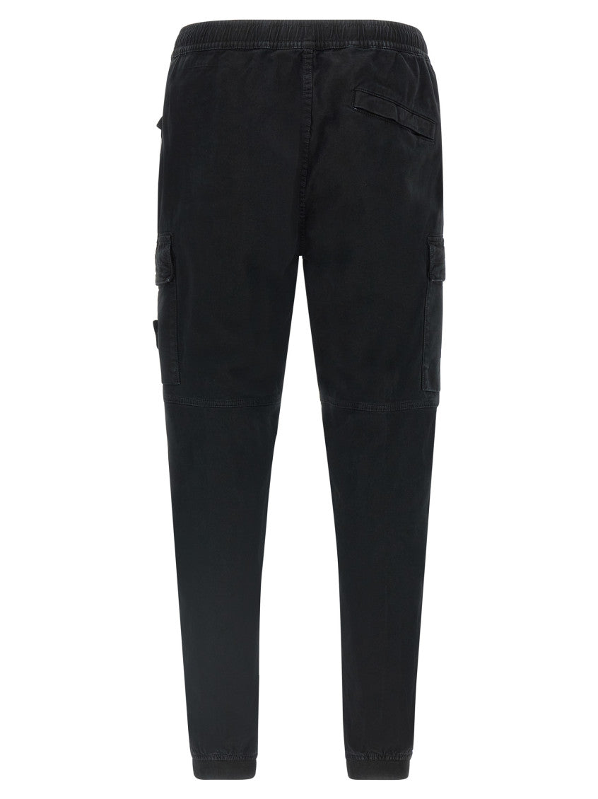Black Tapered Cargo Pants 2