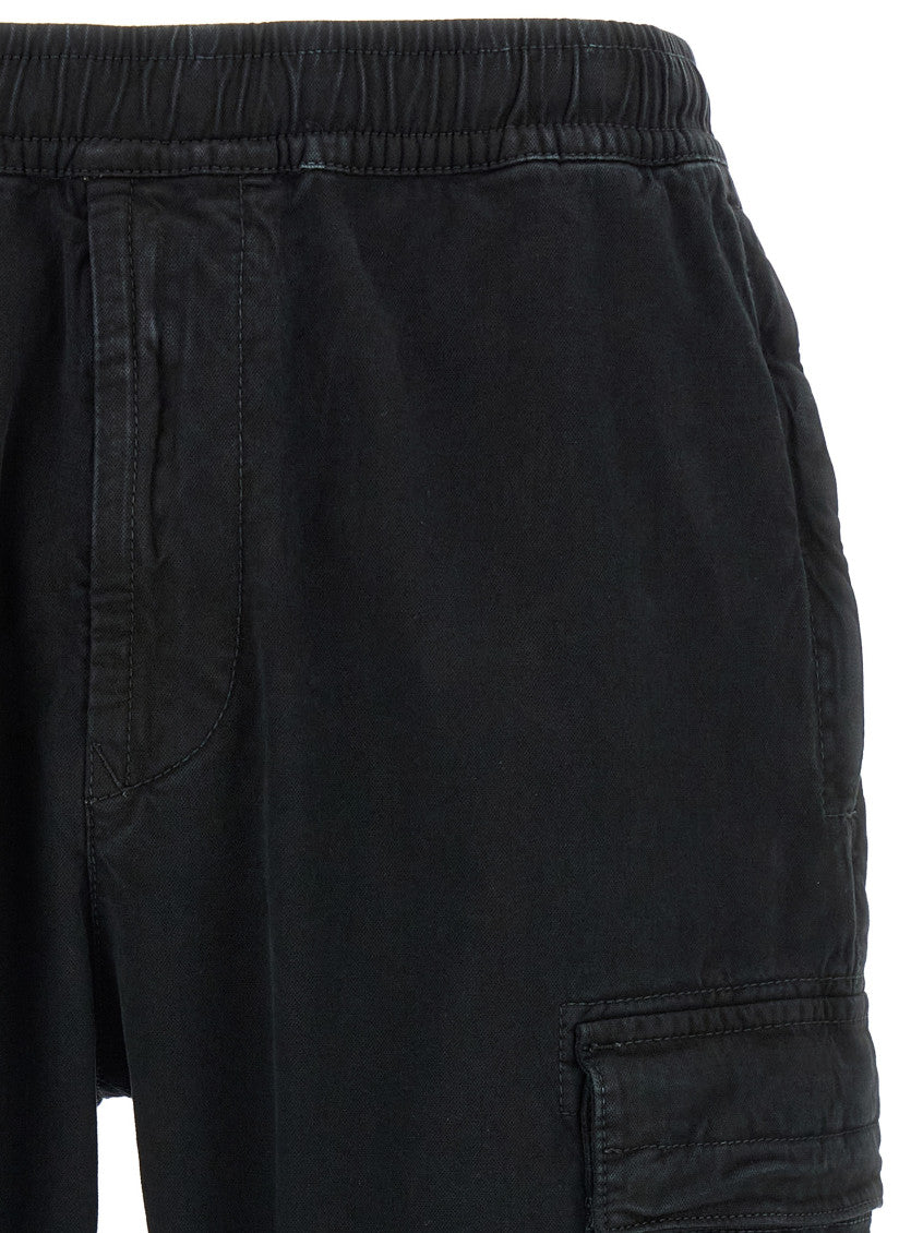 Black Tapered Cargo Pants 3