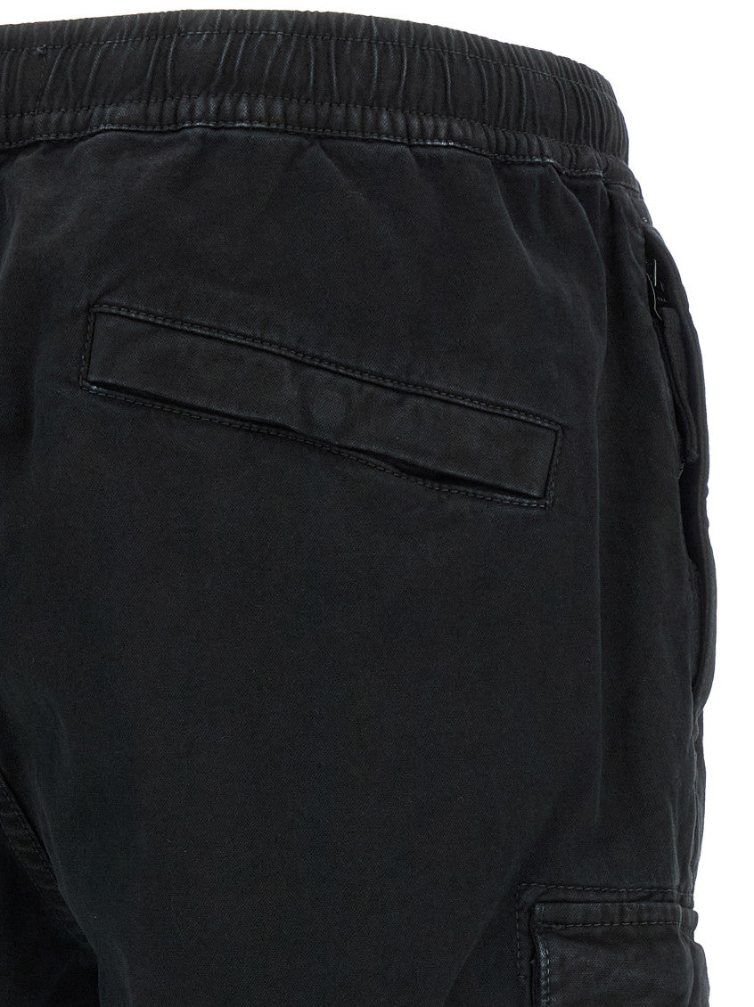 Black Tapered Cargo Pants 4