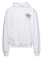 White Graphic Regular Hoodie 1