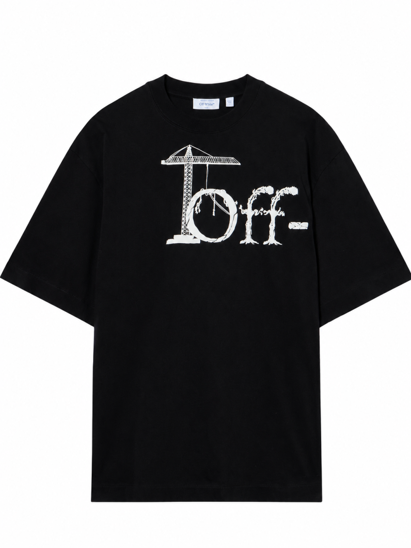 Black Crew Neck T-Shirt 1