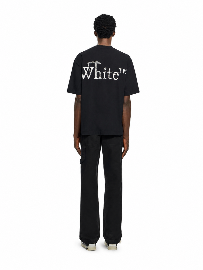 Black Crew Neck T-Shirt 2