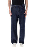 Blue Loose Mid Rise Jeans 1