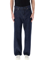 Blue Loose Mid Rise Jeans 1