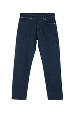 Blue Straight Mid Rise Jeans 1