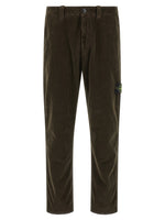 Grey Regular Corduroy Pants 1