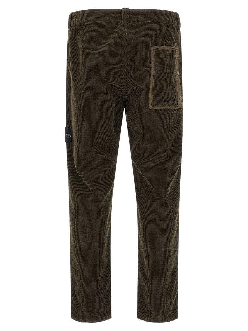 Grey Regular Corduroy Pants 2