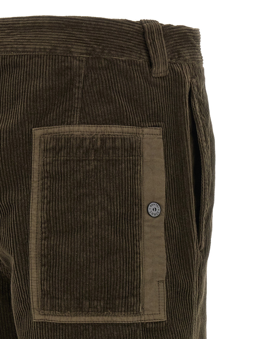 Grey Regular Corduroy Pants 4