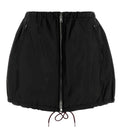 Black Solid Mini Skirt 1