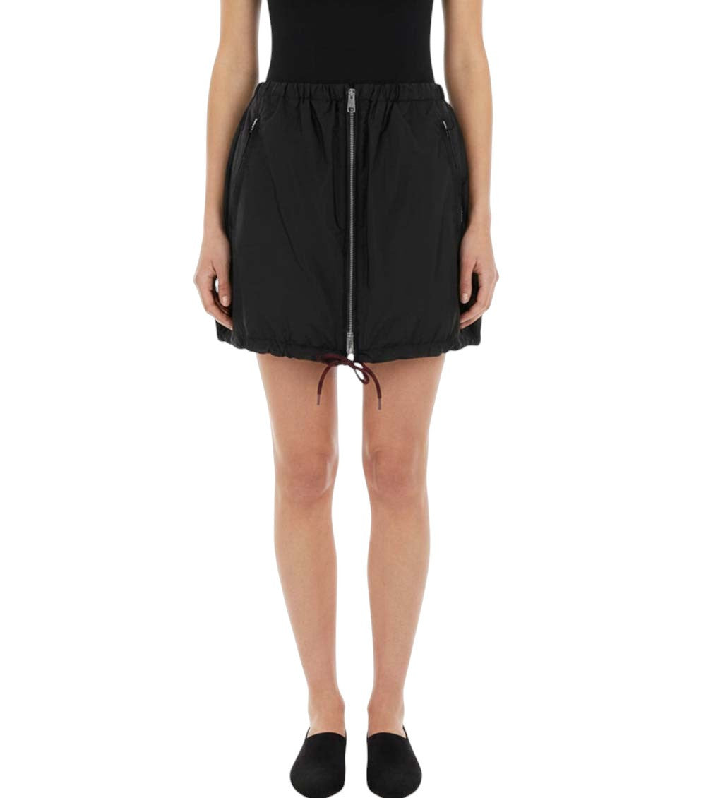 Black Solid Mini Skirt 3