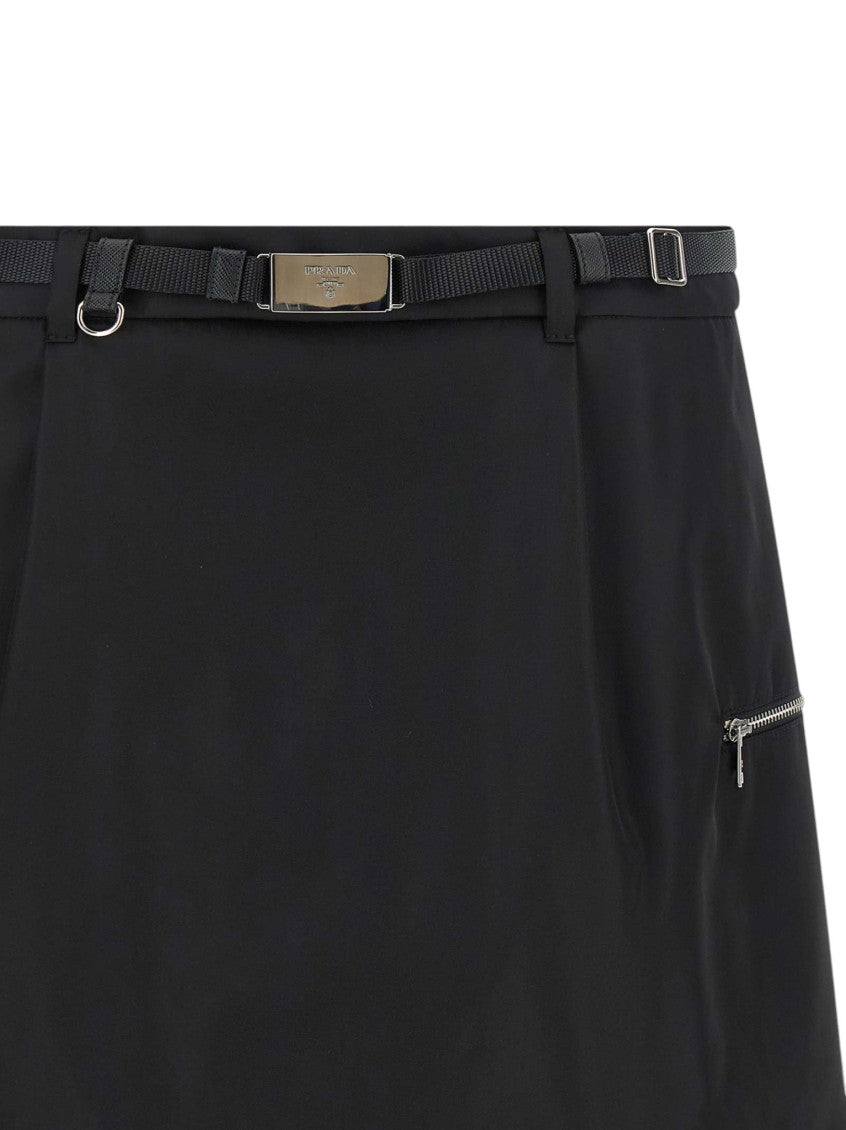Black Solid Mini Skirt 5