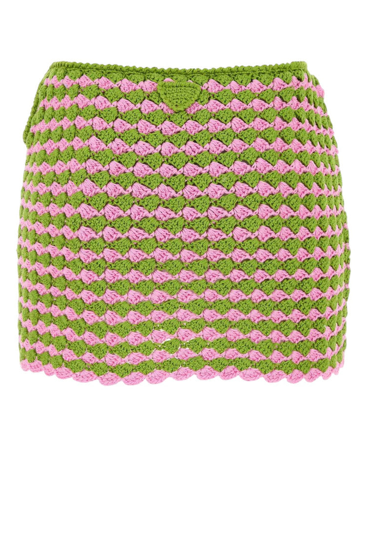 Multicolor Crochet Mini Skirt 2