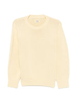 Beige Knitted Crew Neck Sweater 1