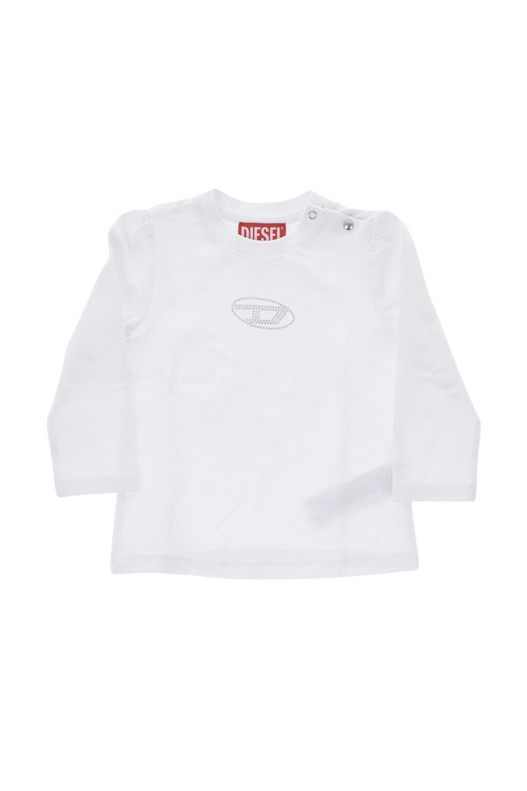 Baby Girls White Logo T-Shirt 1