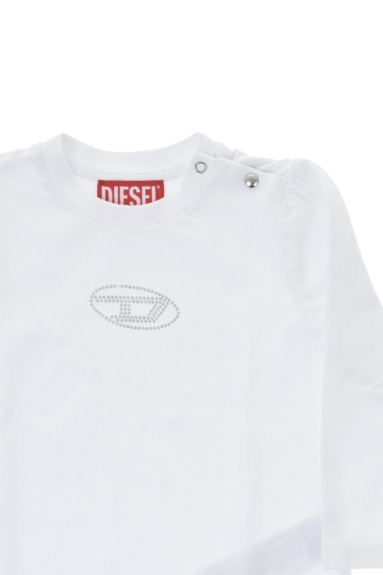 Baby Girls White Logo T-Shirt 3