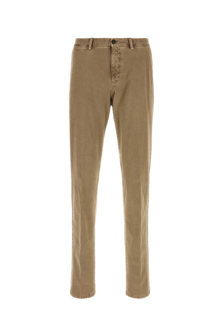 Light Brown Slim Pants 1