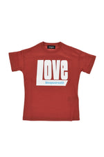 Girls Red Graphic T-Shirt 1