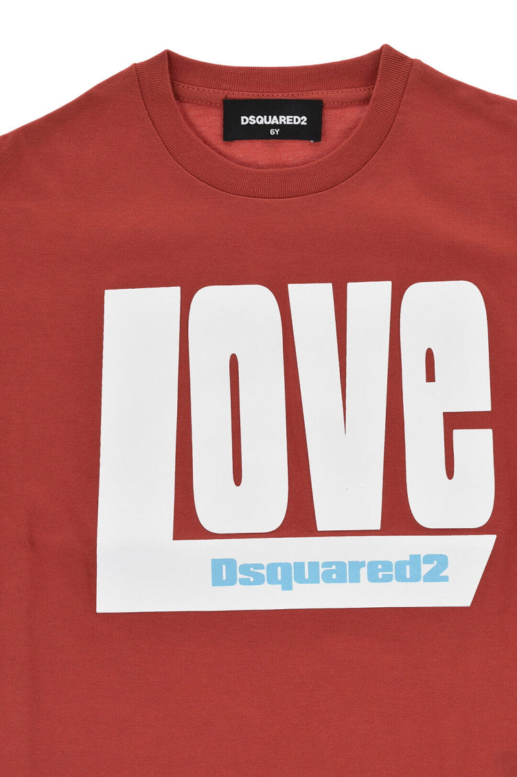 Girls Red Graphic T-Shirt 3