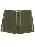 Green Drawstring Swim Shorts 1