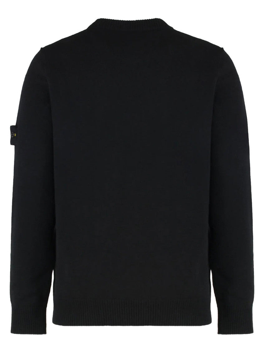 Black Crew Neck Sweater 2