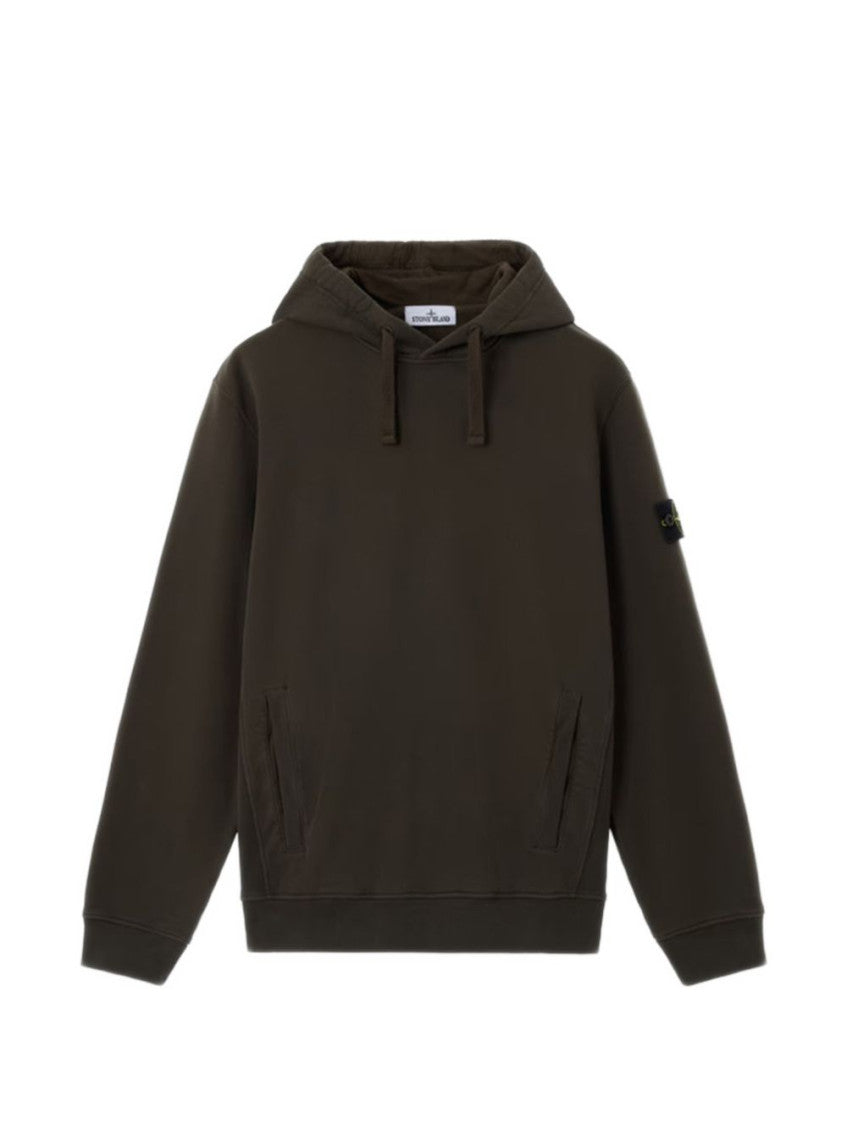 Brown Regular Solid Hoodie 1