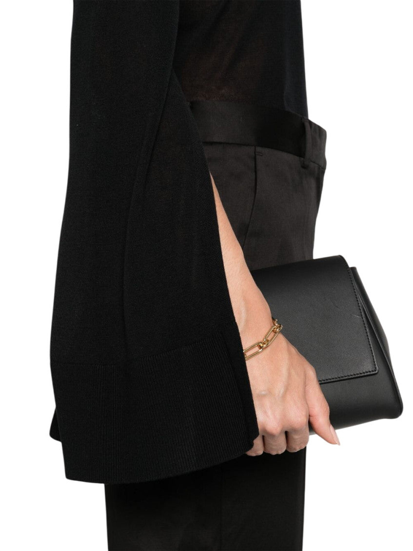 Black Solid Turtle Neck Sweater 4