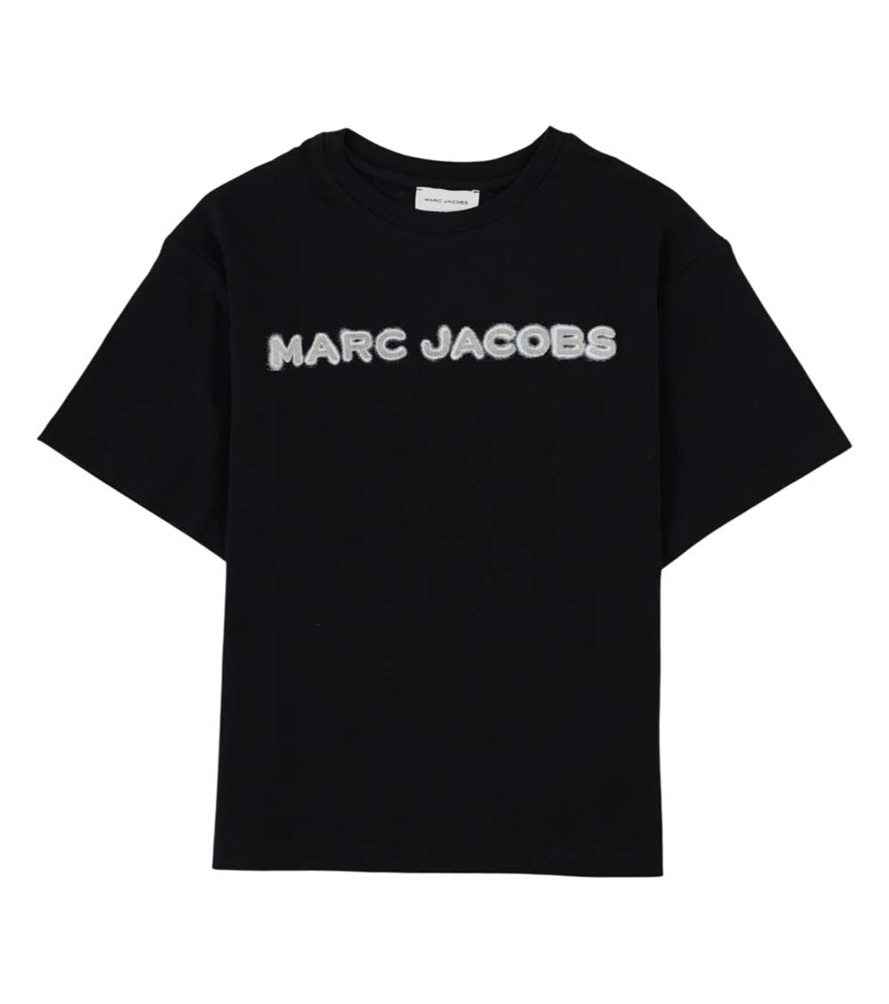 Girls Black Logo T-Shirt 1