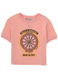 Girls Coral Graphic T-Shirt 1