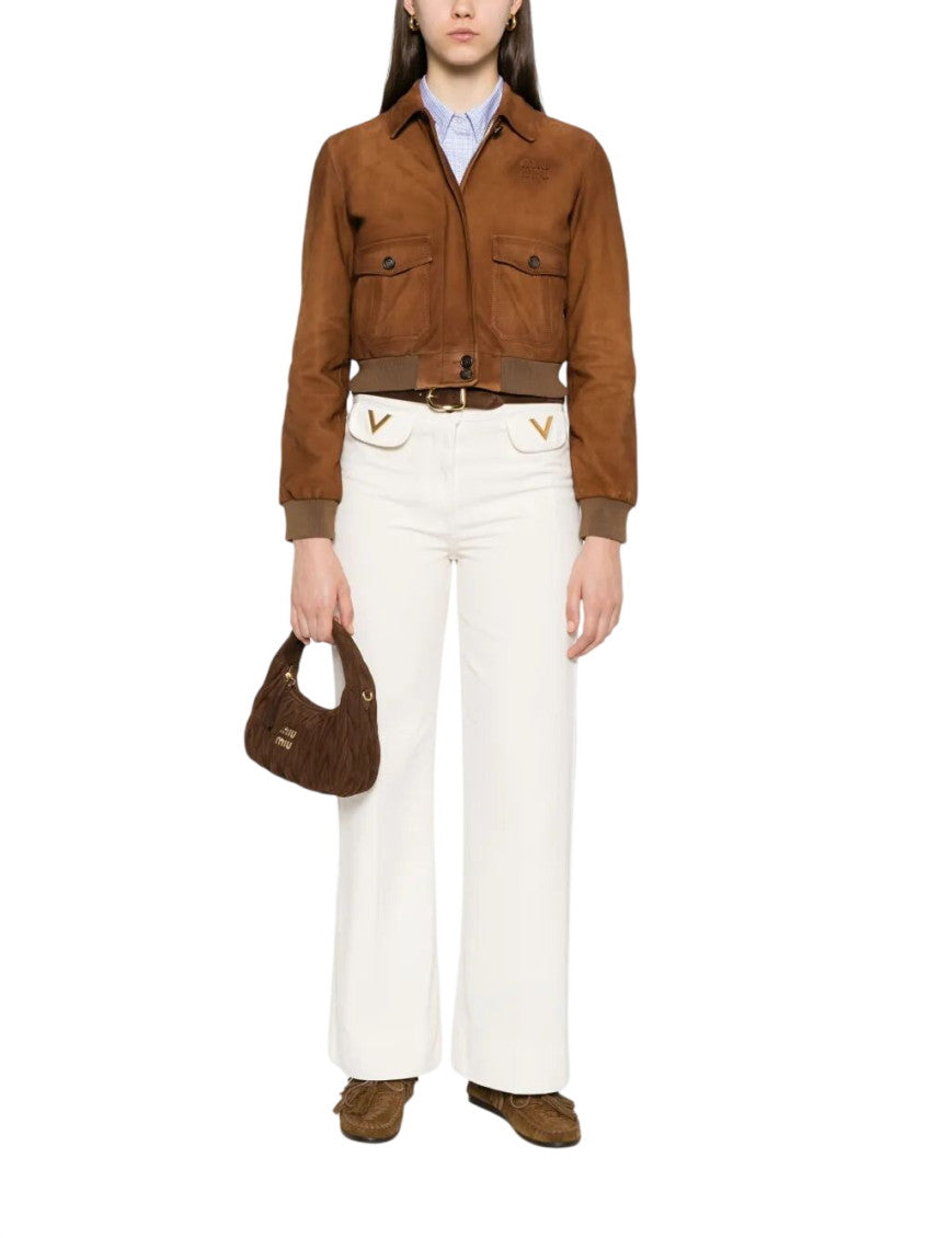 Brown Shirt Collar Jacket 1